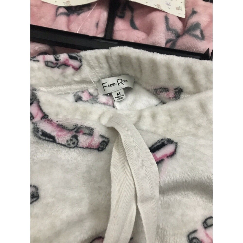 Fade Rose Women’s  Pajamas Shorts Size M Pink/ Ivory Color Intimate  Sleepwear - Picture 9 of 13